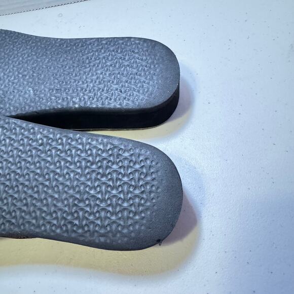 TEVA 2 in Platform Flip Flops with Purple and Tan Webbing SZ 9.5 - Picture 7 of 8